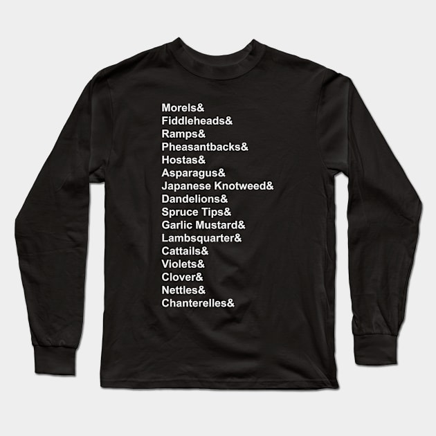 Geeky Ontario Spring Foraging Long Sleeve T-Shirt by Boreal-Witch